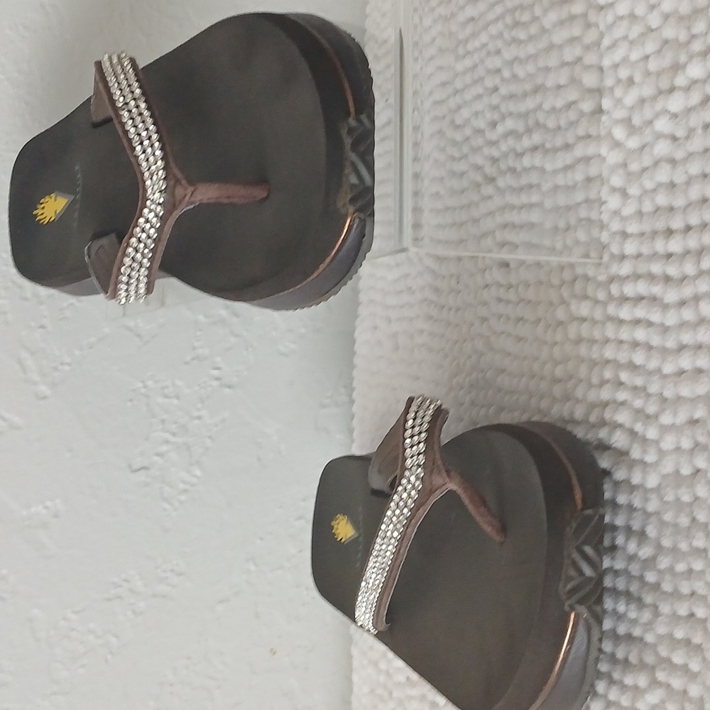 Volatile Rhinestone Flip Flops - Picture 3 of 13